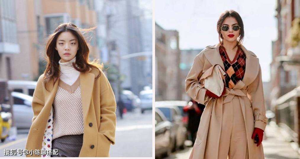 细节 白裤子+大地色系穿搭，贵气有质感，今年就流行这么穿！