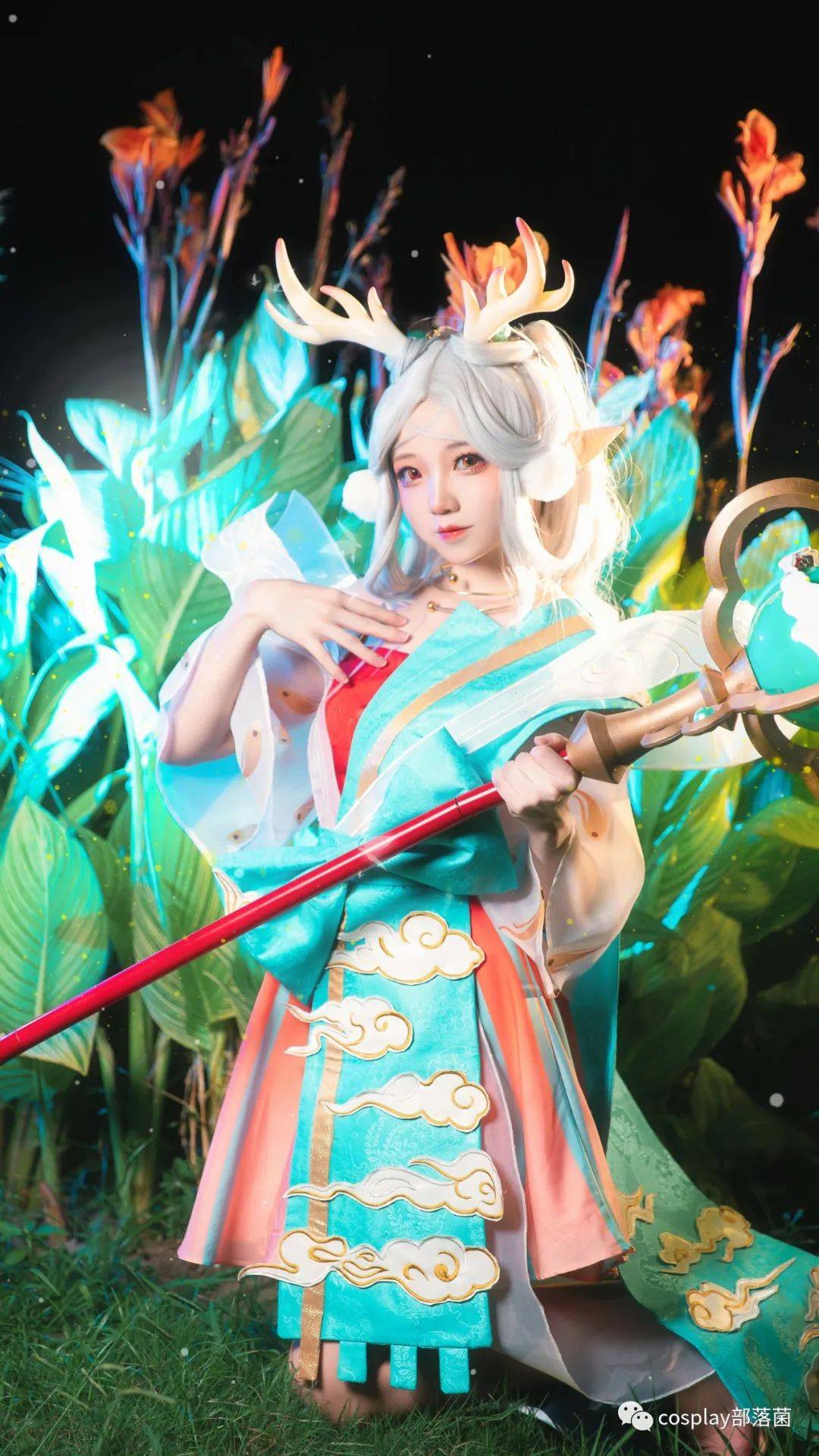 cos:王者荣耀瑶瑶公主cos正片@楚楚子_wb_齐格_服装