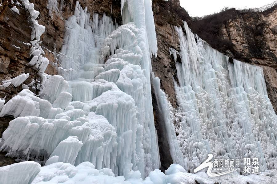 仙人乡|冬奥带火冰雪游丨山西盂县绝美冰瀑惊艳上线 错过需再等一年