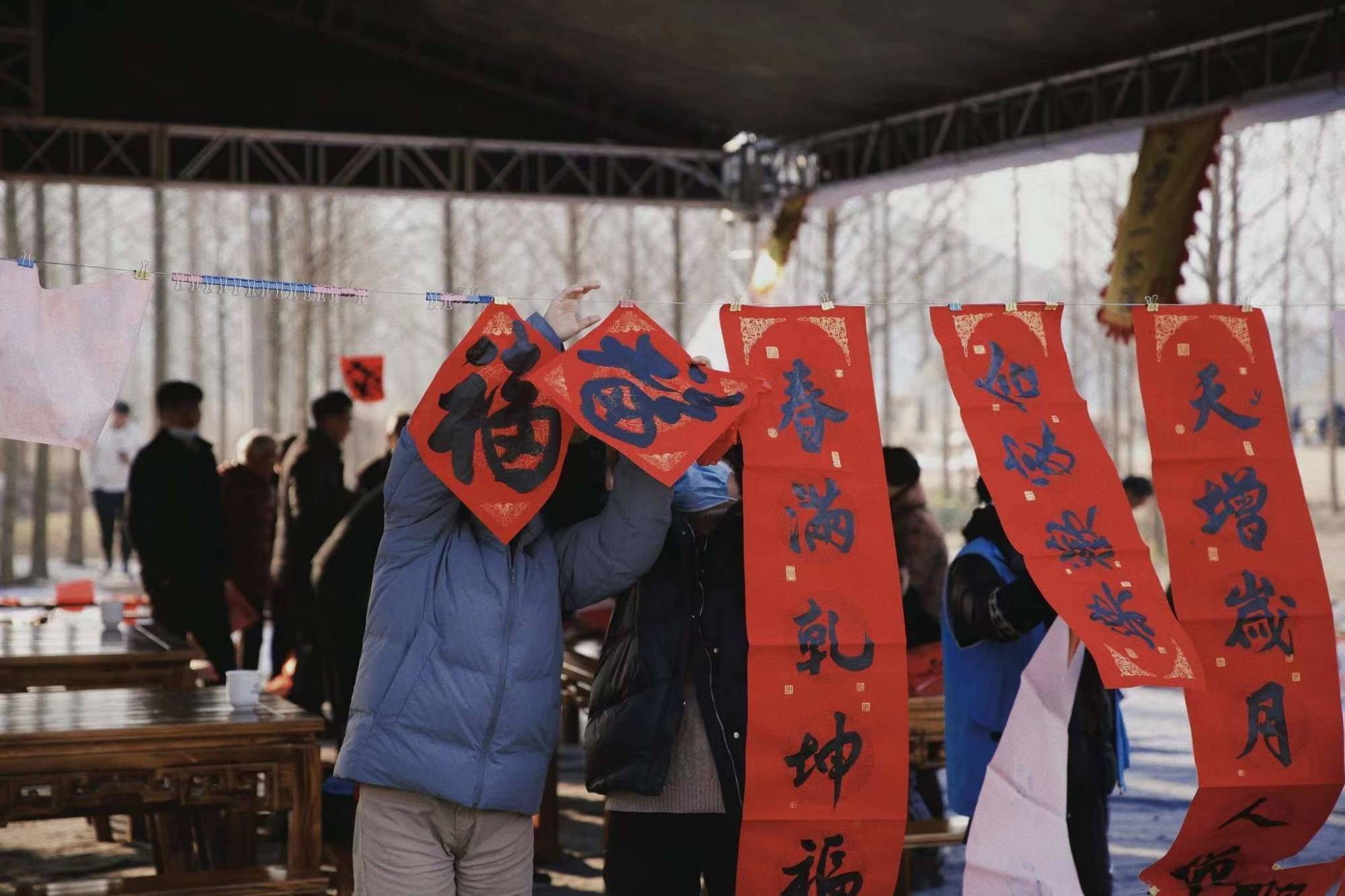 在春节遇见一道红为湖州许下一份祝福