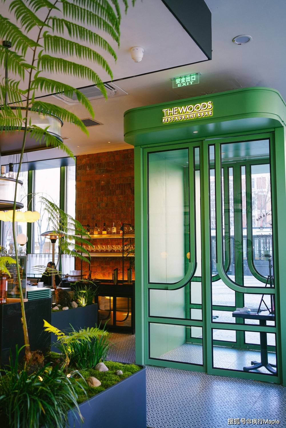 最爱冬天里的一抹牛油果绿thewoods餐厅重装开业颜值味道在线