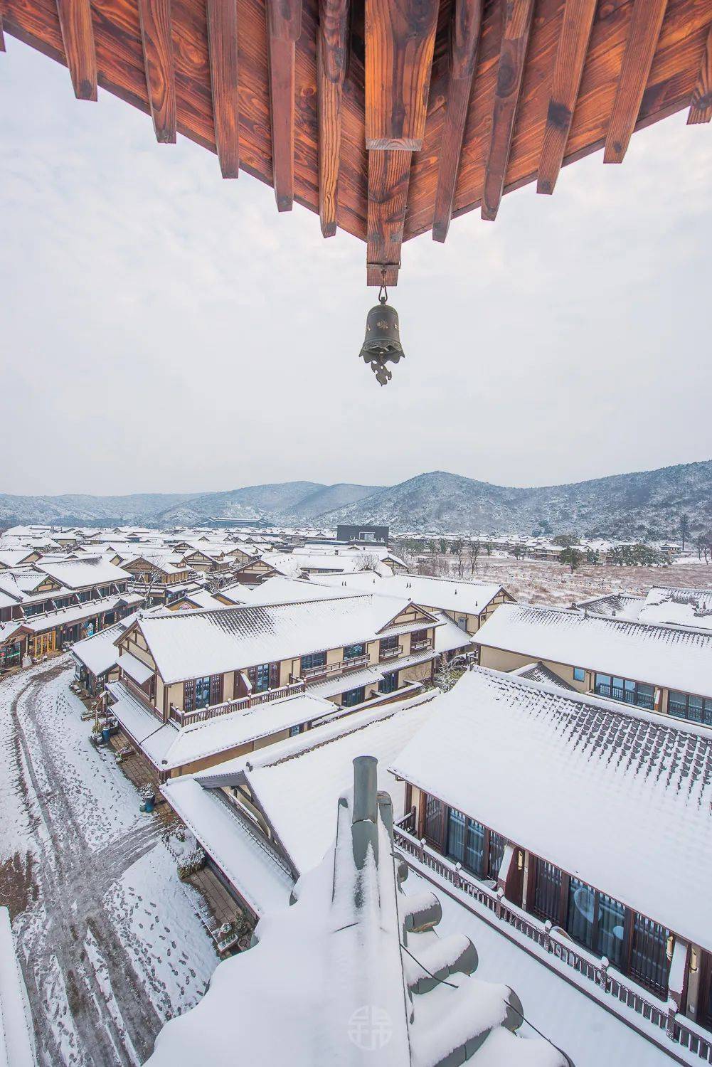 拈花湾绝美雪景大片上线每一帧都想收藏