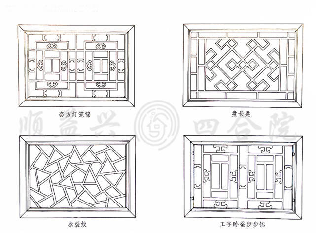 古代木窗结构图片