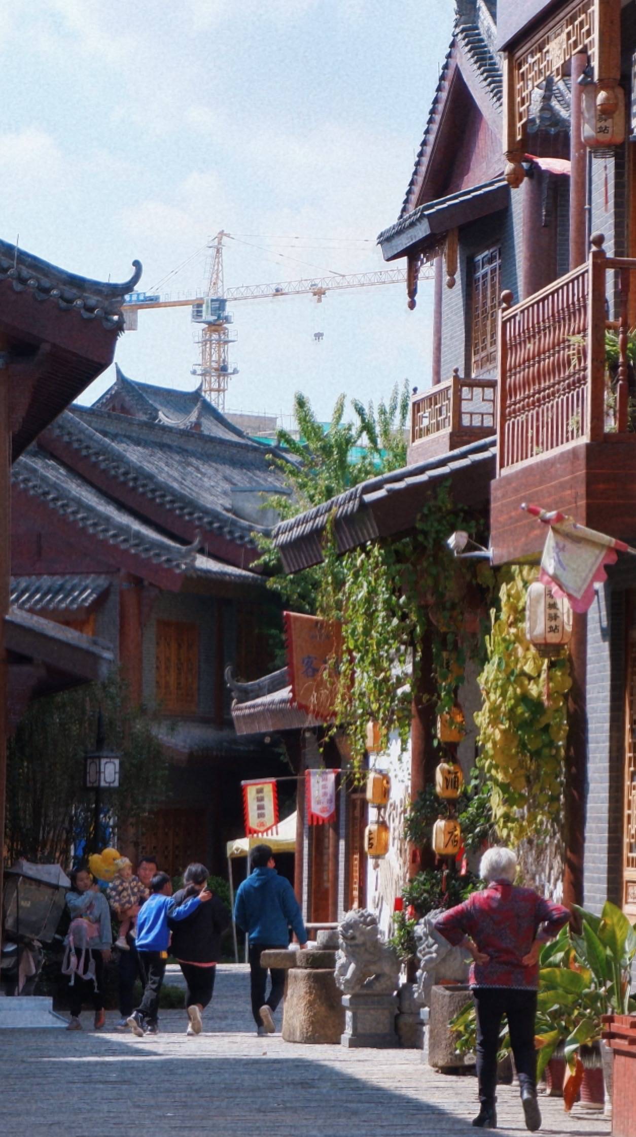 原创云南重建茶马旅游古城连接千年茶马古道再现繁荣商业街