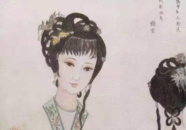 角色|87《红楼梦》杨树云的设计手稿，陈晓旭太像了，仿佛从画中走出来