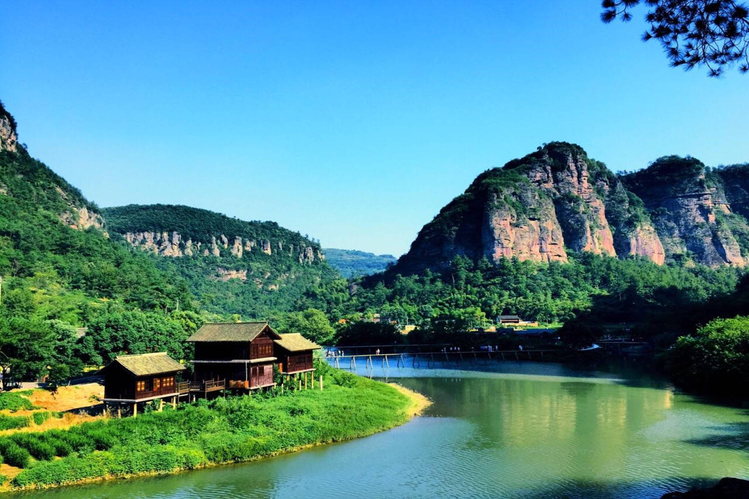 有着小桂林之称的十九峰景区在哪里呢可以游山玩水