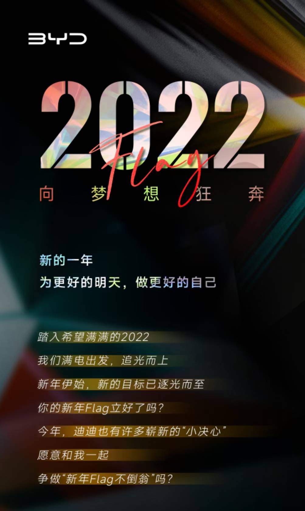 比亚迪2022年目标发布