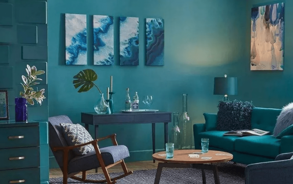 色彩设计同类色整体和谐的色彩搭配