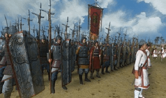 大戟士在界桥之战中的表现,看成古代战争中以步制骑的典范.