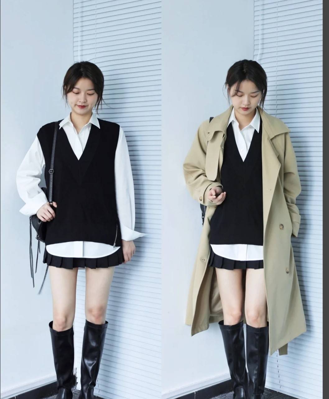 身材 早春少不了“风衣”、“牛仔外套”，实用还百搭，舒适又得体