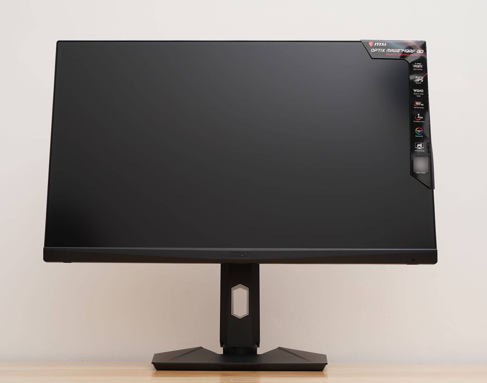 妥妥的游戏外挂 微星MAG274QRF-QD电竞显示器开箱体验