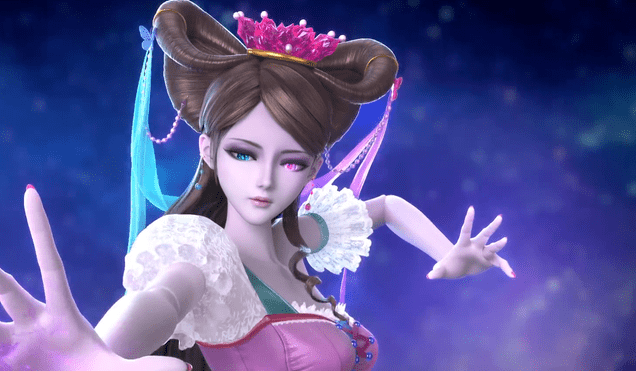 叶罗丽:三个圣级仙子接连摘下眼罩,都美着呢,不必遮着_公主_夕绯_自然