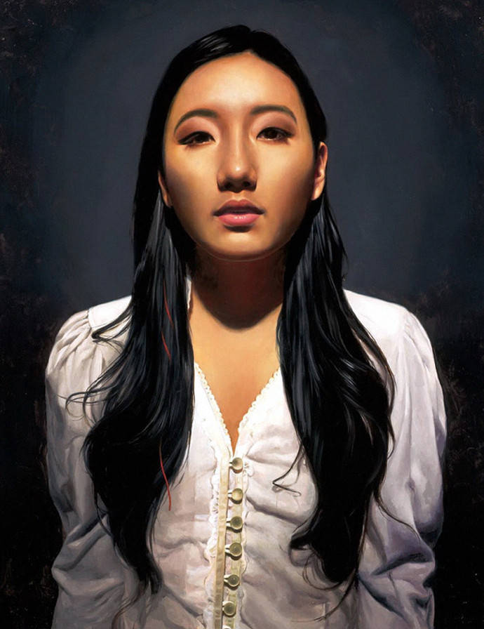 娇柔性感女性韩国女画家soeymilk绘画艺术