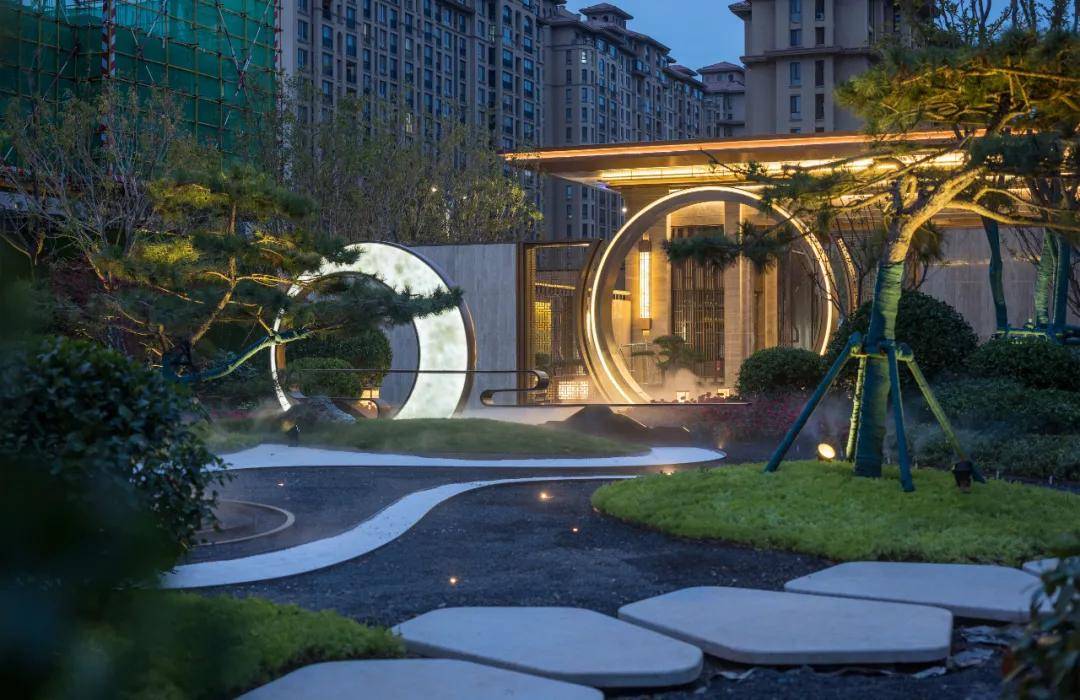 新城控股集团东营吾悦首府新中式景观匠传千年东方礼序