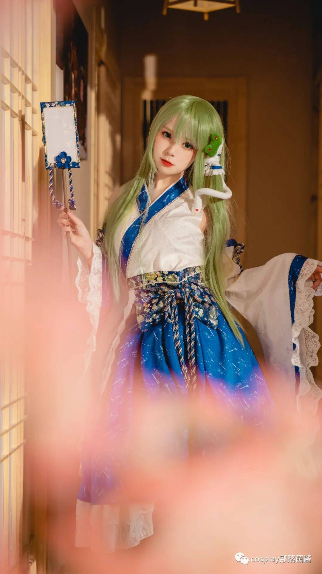 cos:东方project东风谷早苗cos正片@猫三都_摄影_洛洛剑_路兹