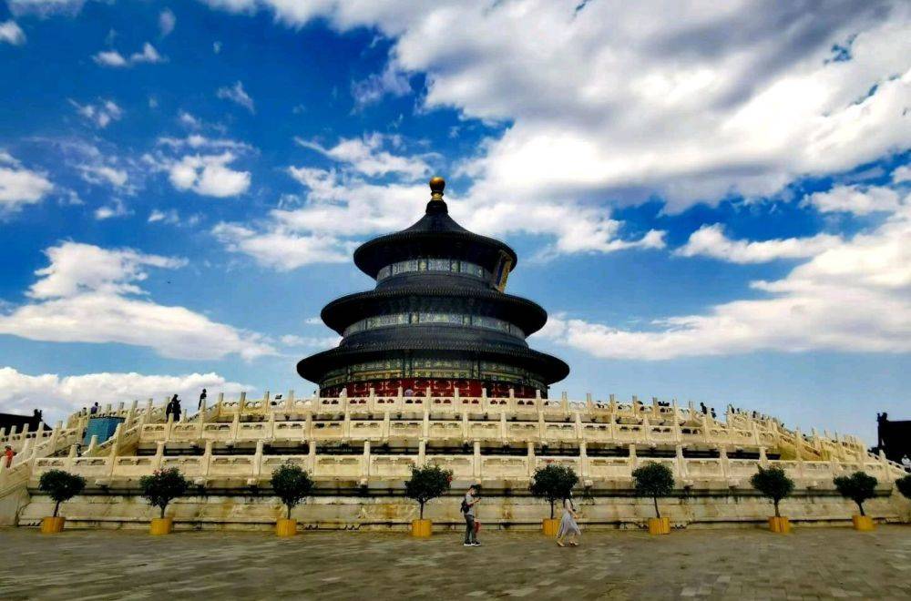 英国游客拍下北京天坛照片网友赞叹中国古建筑很出众