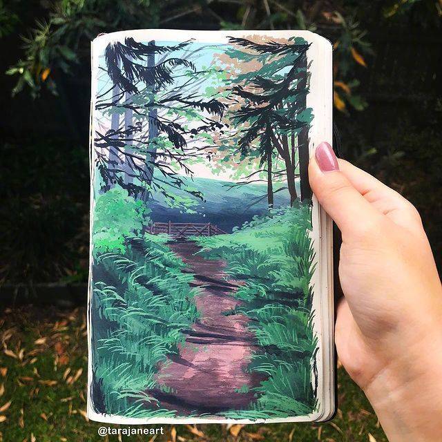 面的零基础学手绘插画？画成这样需要几步？