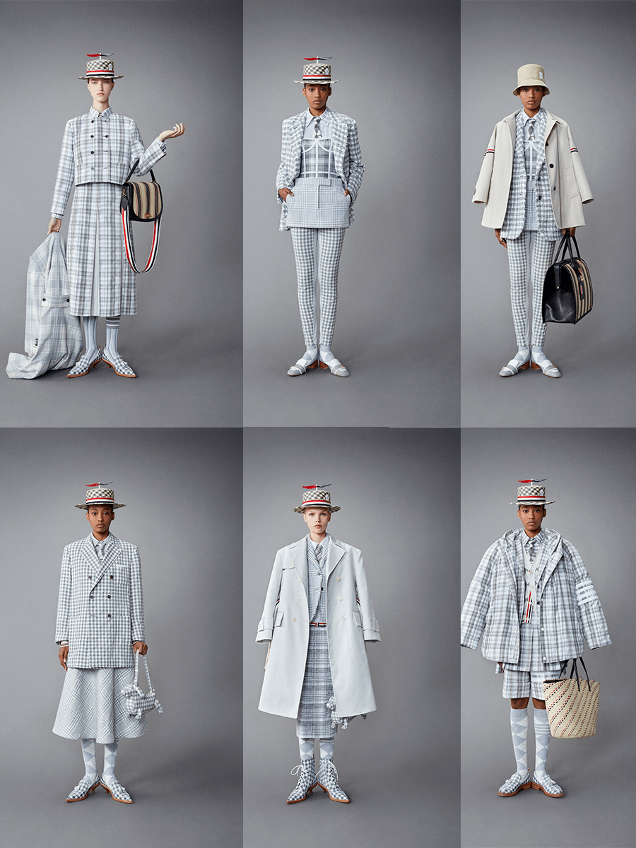 增加了 Thom Browne 2022度假系列，疯狂的女性主张，古怪时髦的褐色风格