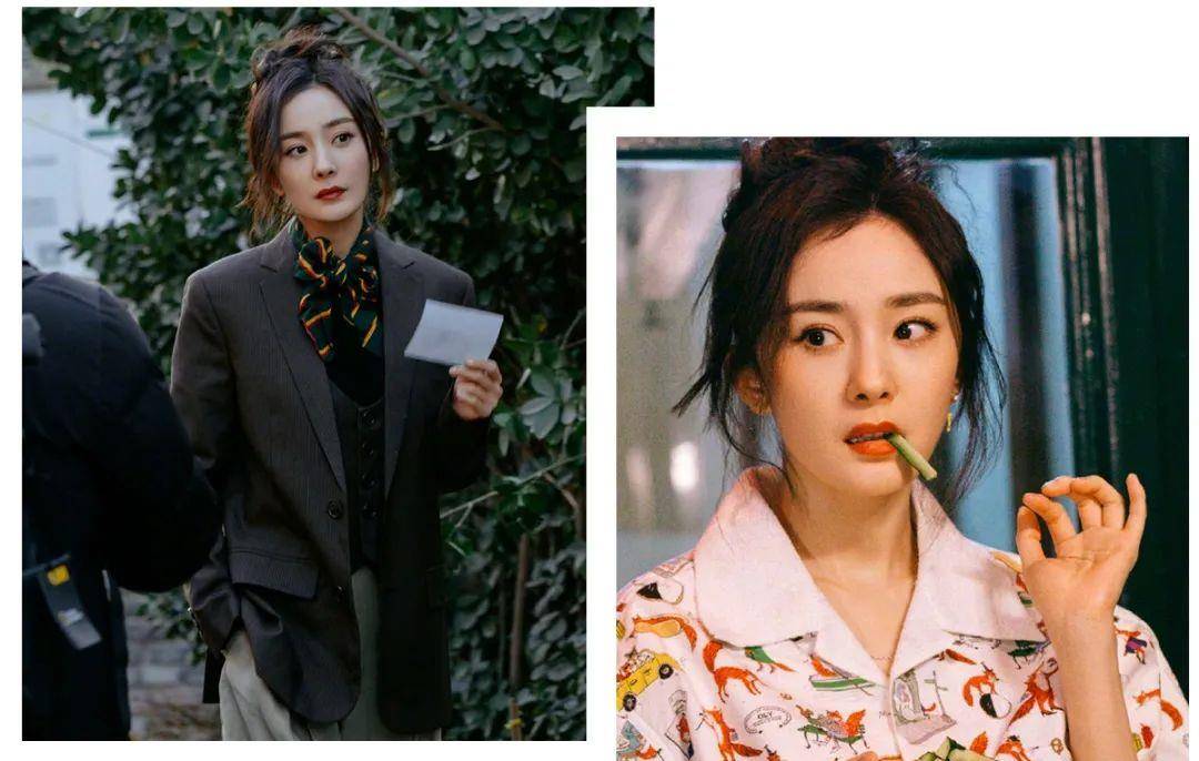 卷发女星杨幂新造型又“翻车”了？千万不要留这几种发型，显土又显脸大！