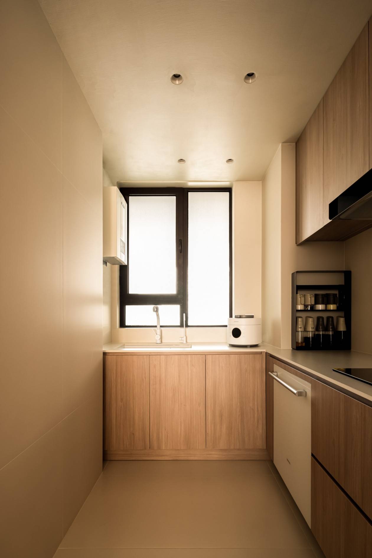 原木,极简,奶油风之家(上宅印象·江凡空间设计)_的设计_餐厅_厨房