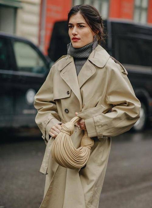 实操 卡其色真是永恒的经典,风衣穿得优雅高级,配休闲装就挺好看