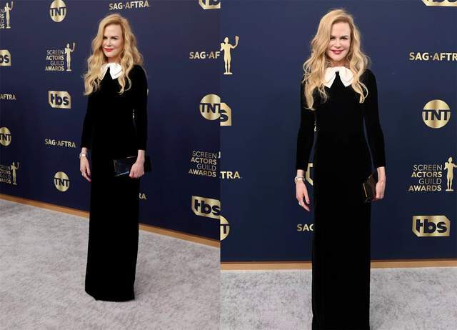 阿玛尼 不卷高定卷定制？凯特大魔王阿玛尼定制出彩，妮可基德曼黑裙保守