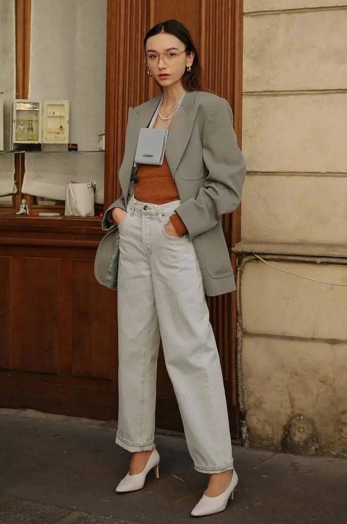 大气 大衣下岗了!开春这么穿,时髦又大气!