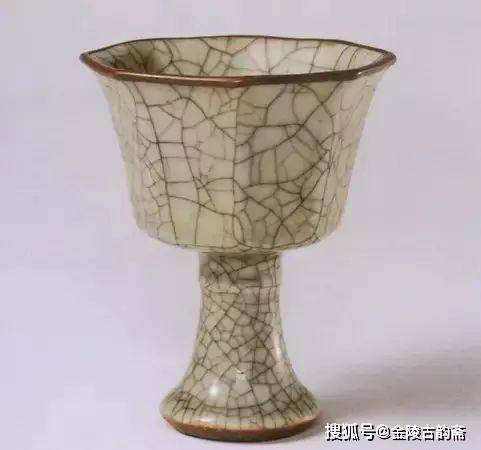 元代高足杯鉴赏_龙泉窑_大汶口文化_青花
