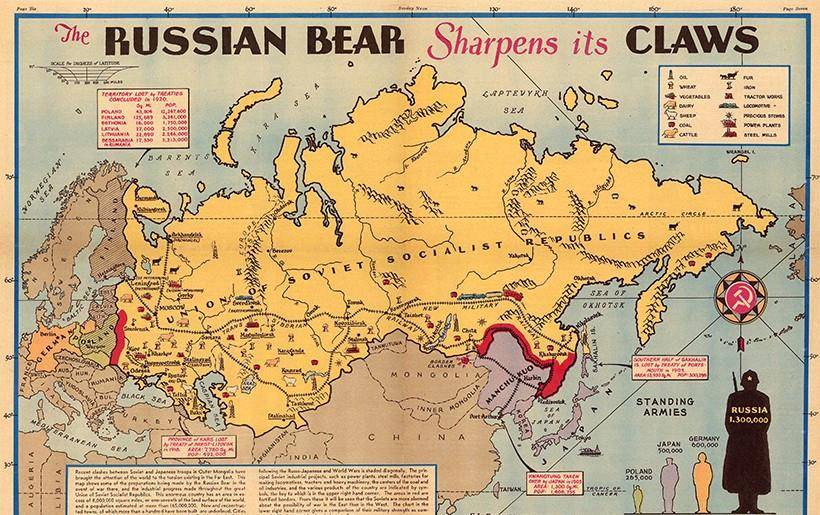 原创苏联到底是什么用四张历史地图解释苏联的辉煌和衰落
