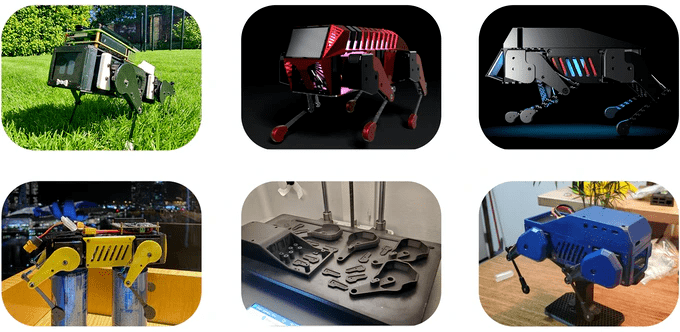 基于树莓派的开源微型机器狗,灵感来自斯坦福pupper,众筹价不到600美元