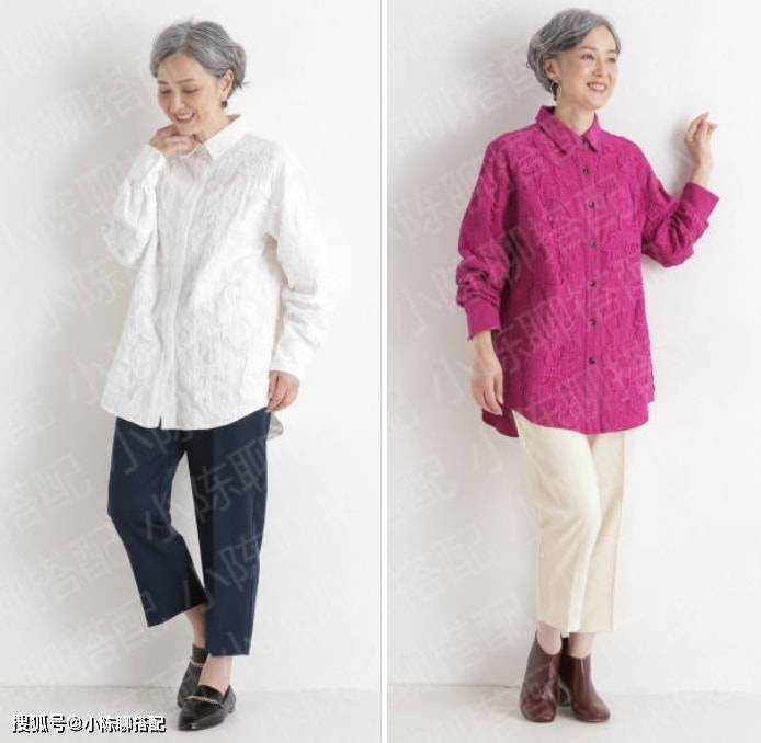 服装 看了这位60+日本奶奶的穿搭，才明白：只要爱美年龄不是问题