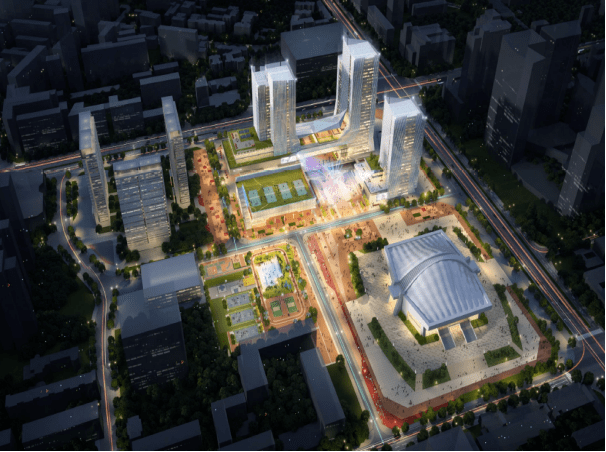 成都一环供地省体育馆北44亩商服用地挂牌建面约18万方