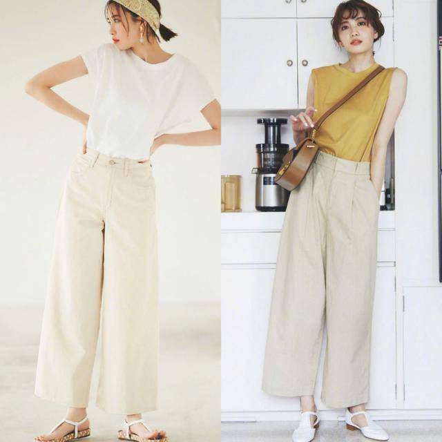 配饰 优雅且高级！日本模特的裤装穿搭，照搬都不会出错