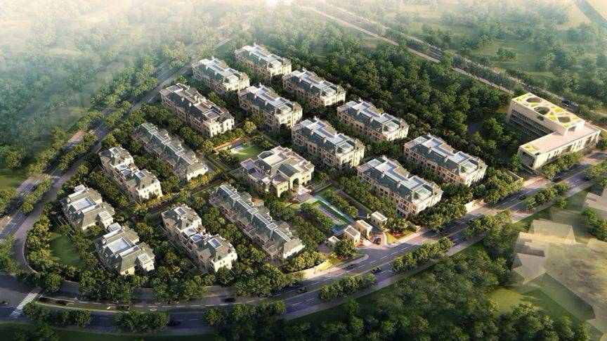 西郊青溪花园02西郊299建面669平联排别墅售价9200万