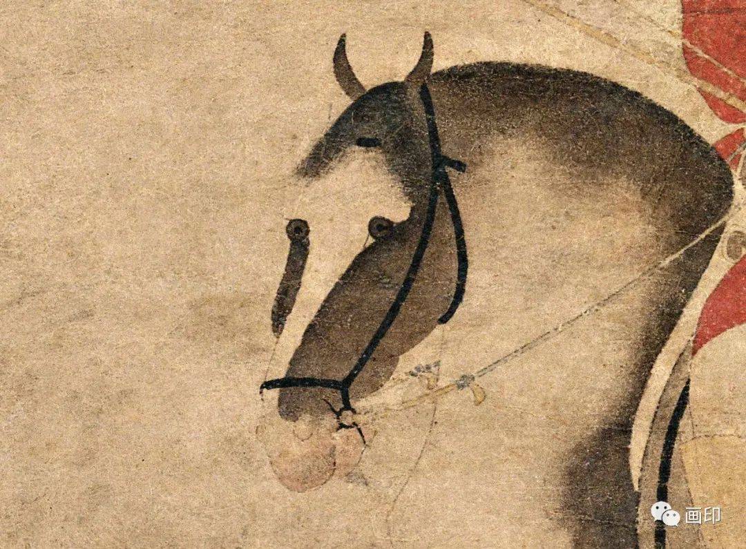 元赵雍挟弹游骑图