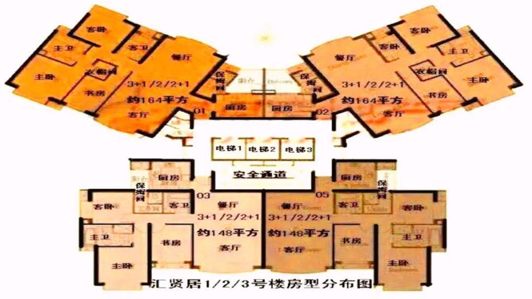 安福路豪宅汇贤居叠加别墅建面169平3室总价4675万
