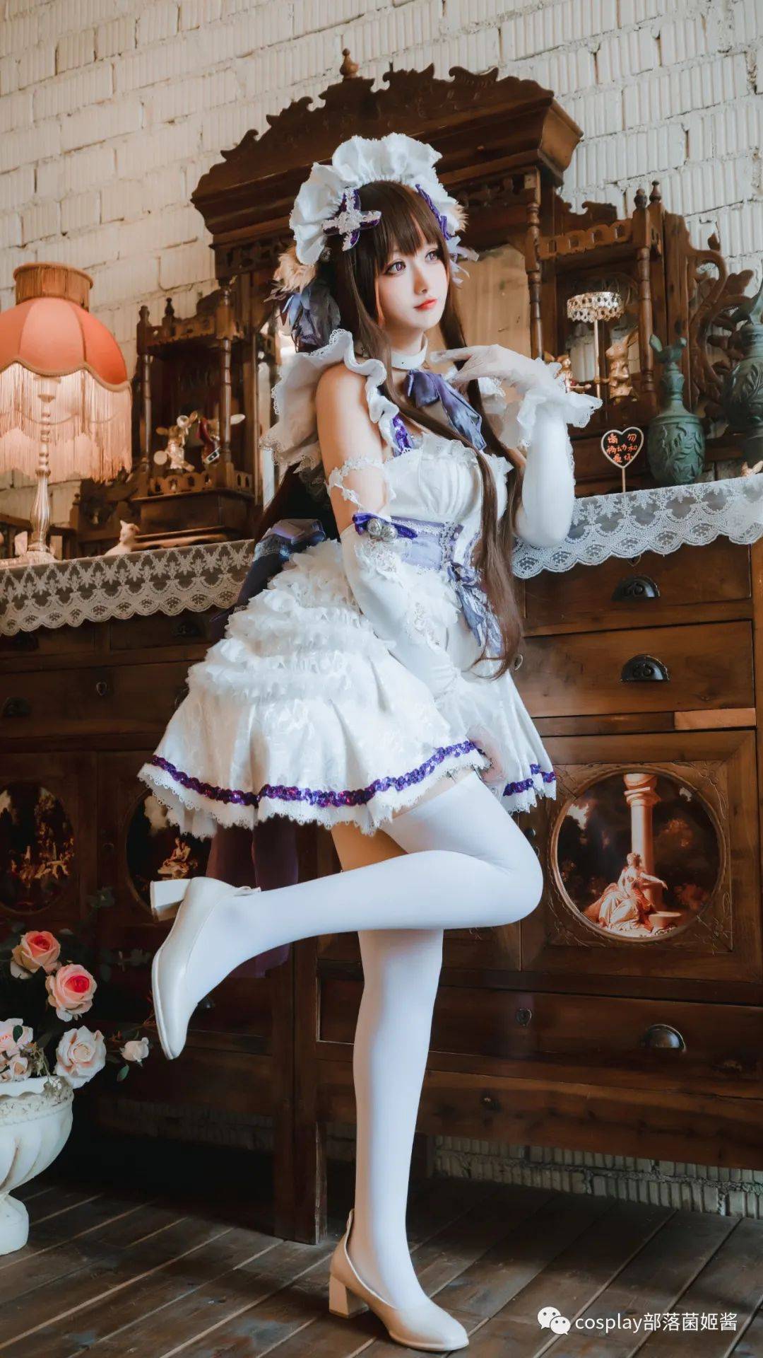 cos碧蓝航线牛牛同人女仆cos正片促织