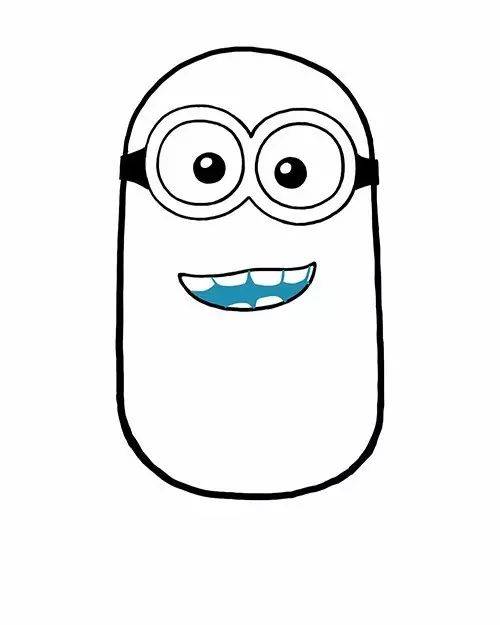 小黄人简笔画来袭别再说上手就废