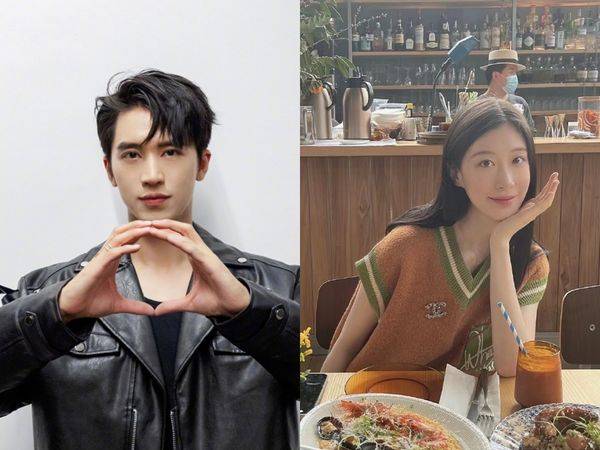 自微博)大陆男星许魏洲于11日的13:14宣布结婚,和新婚妻子高举结婚证