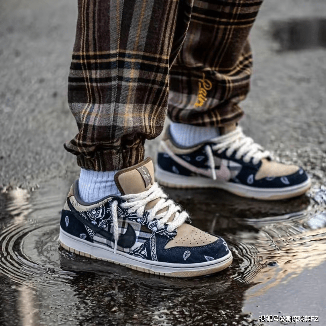 可撕的腰果花图案这双dunk有点东西