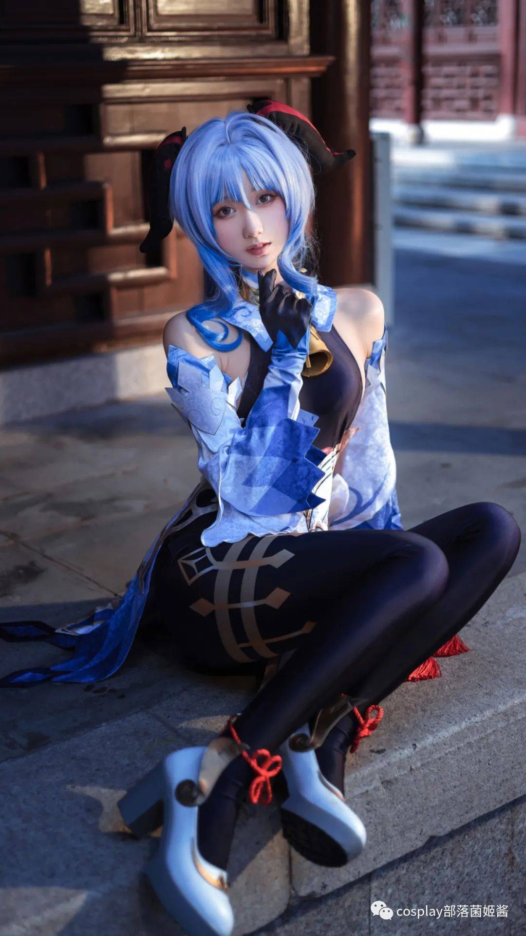 原神甘雨cos正片木棉棉陪我加班嘛