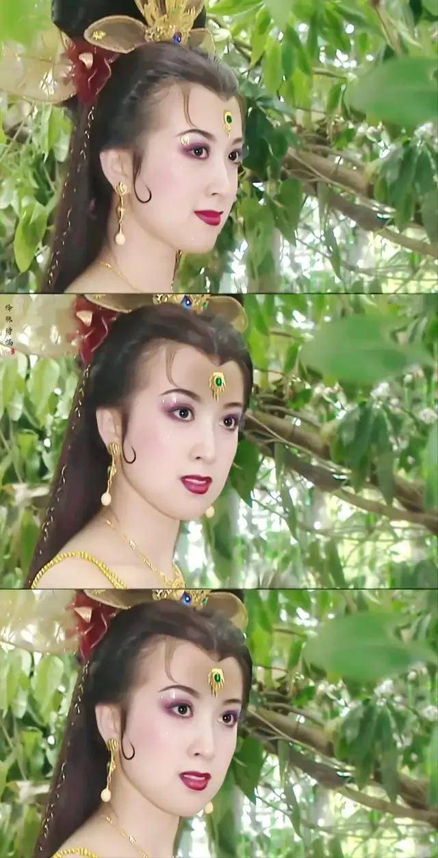 西游记10大绝色美女,孔雀公主排第7,嫦娥仙子也只能排第2_杨洁_猪八戒