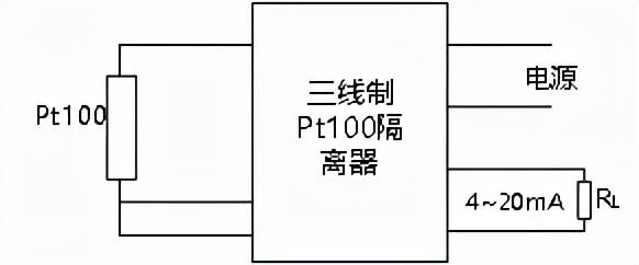 pt100三根线abc接线图图片