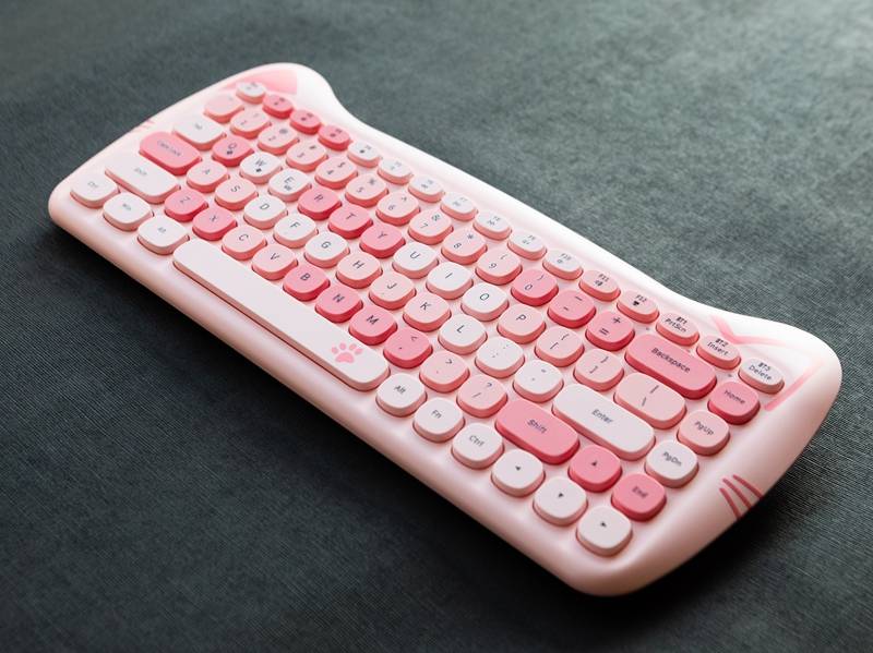 家有主子的小可爱瞧瞧它黑爵3060i猫咪蓝牙键盘萌化你的少女心
