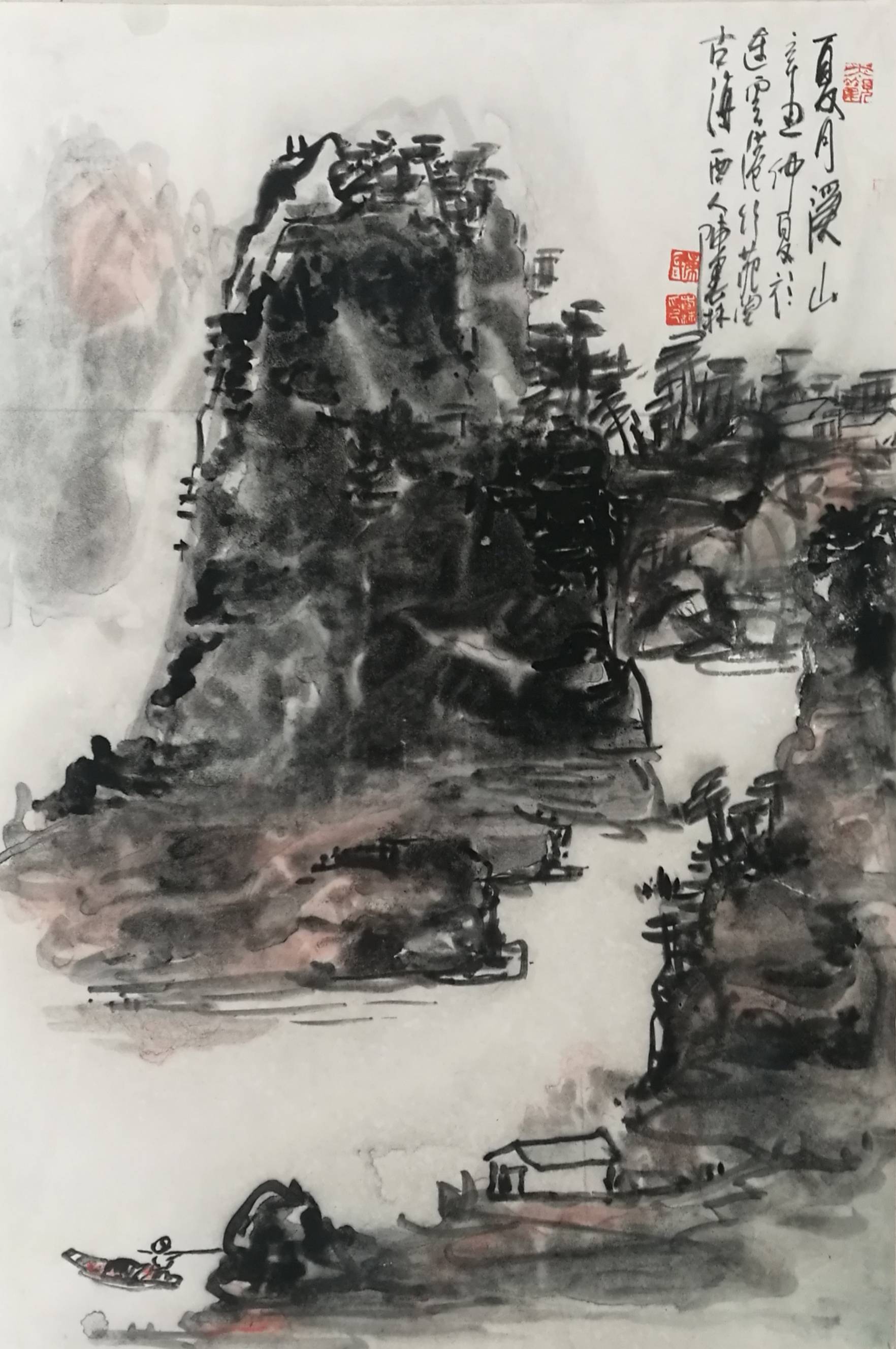 特色|意境·山水——陈春林水墨画