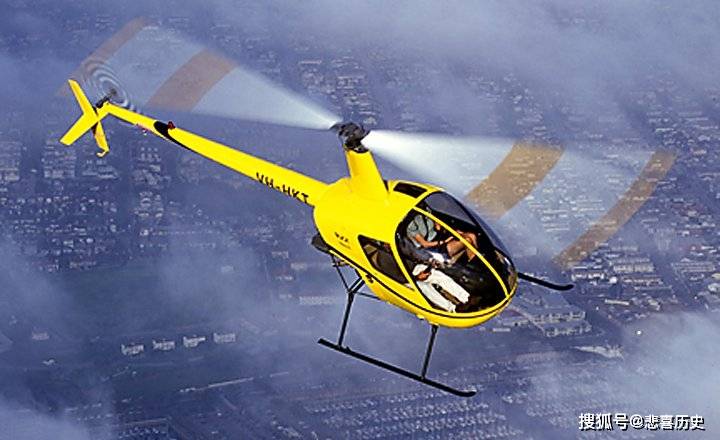 原创罗宾逊r22直升机