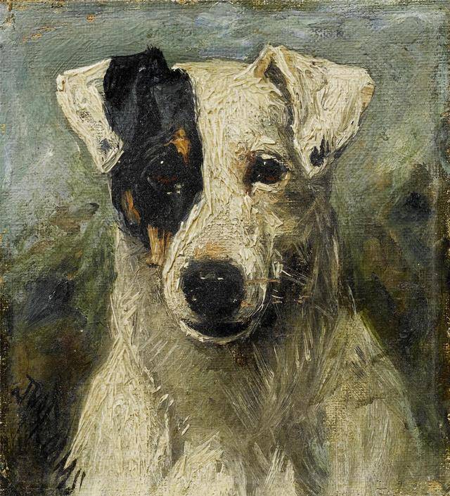 艺术家笔下的写实油画宠物狗100幅