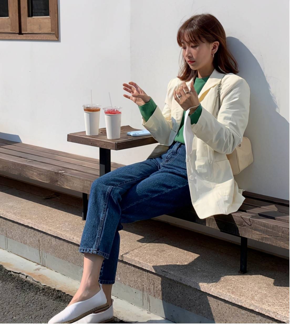 小个子女生穿搭福音来袭穿对衣服增高15cm