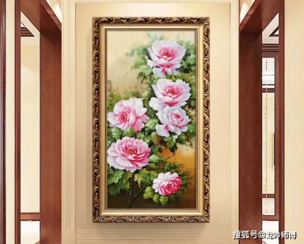 龙吟师傅讲解什么画是玄关最合适挂的 风水 牡丹花 保护