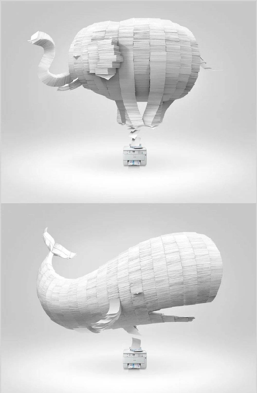 仿形图形是模仿物形,指把几种在视觉上完全相同或相异的物形,经过对